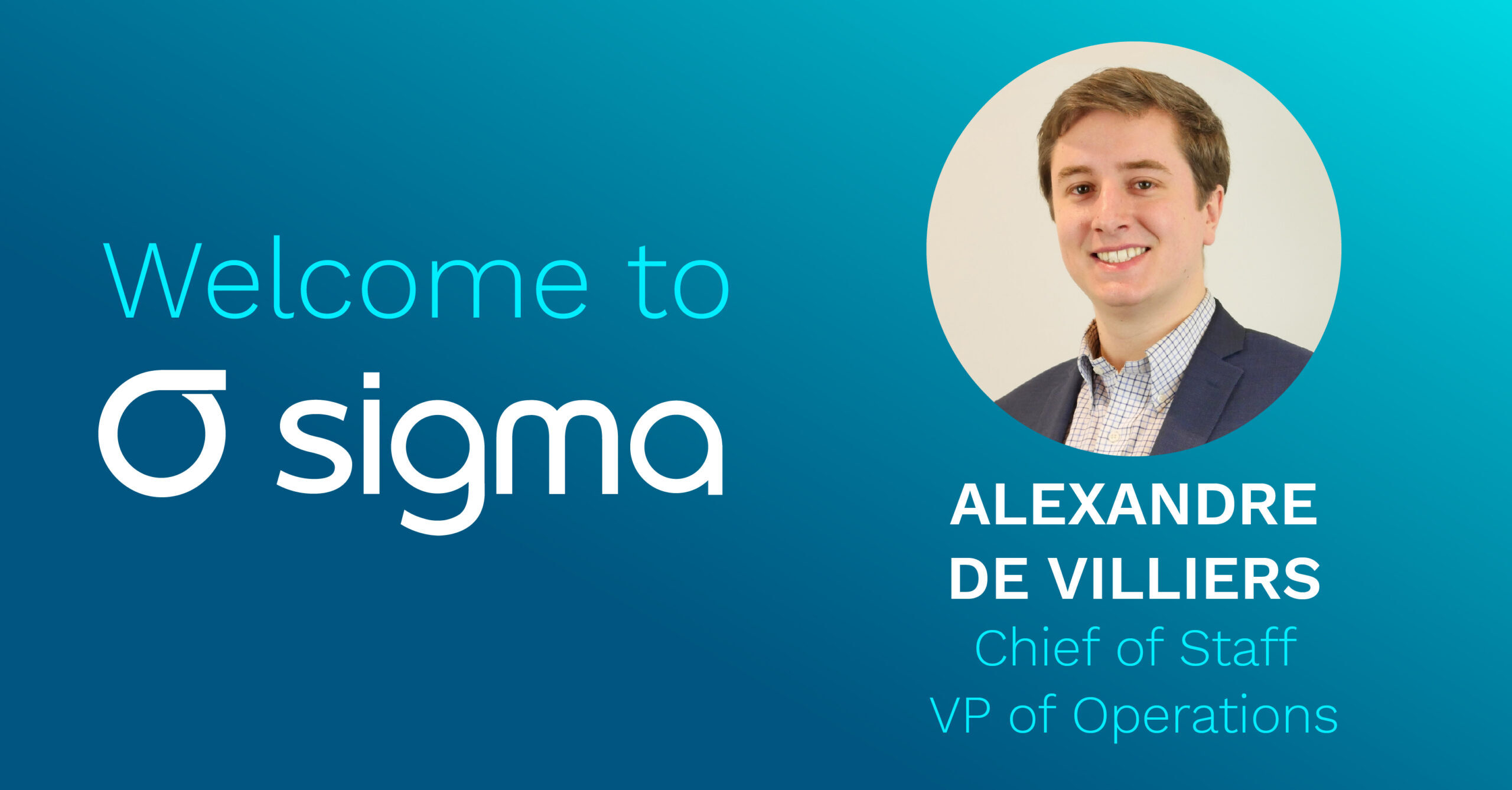 Alexandre de Villiers joins Sigma Ratings as Chief of Staff