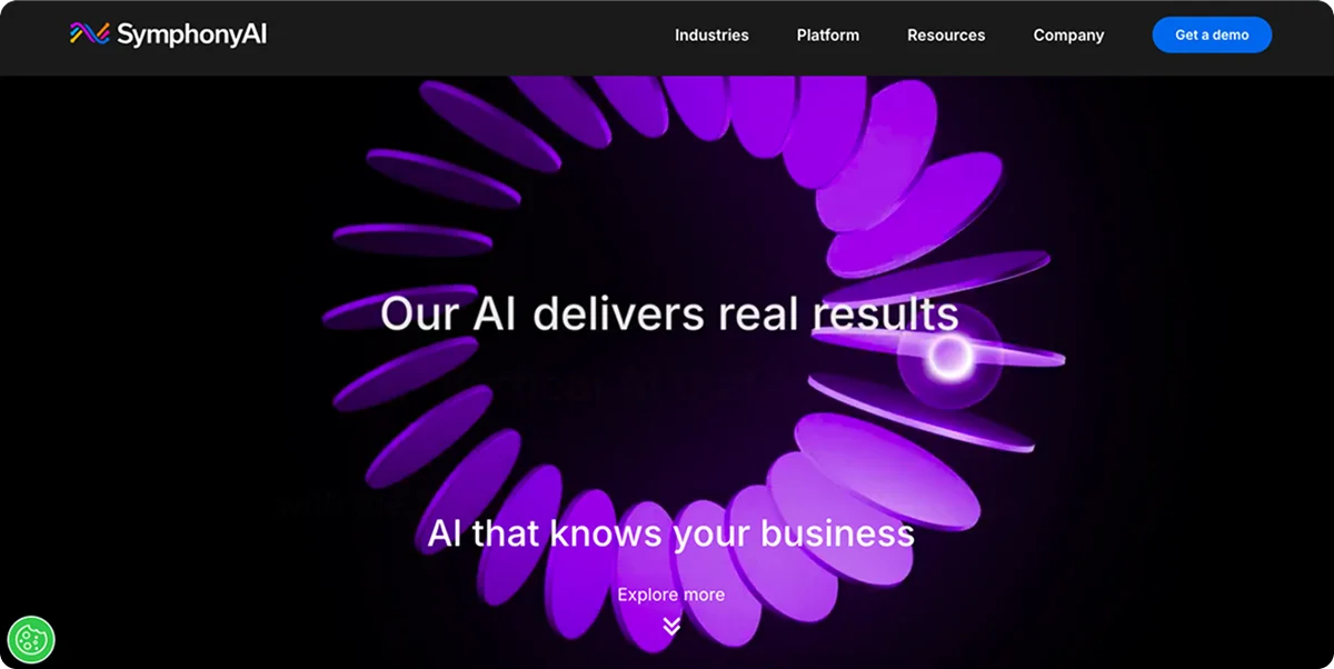 Symphony AI Homepage
