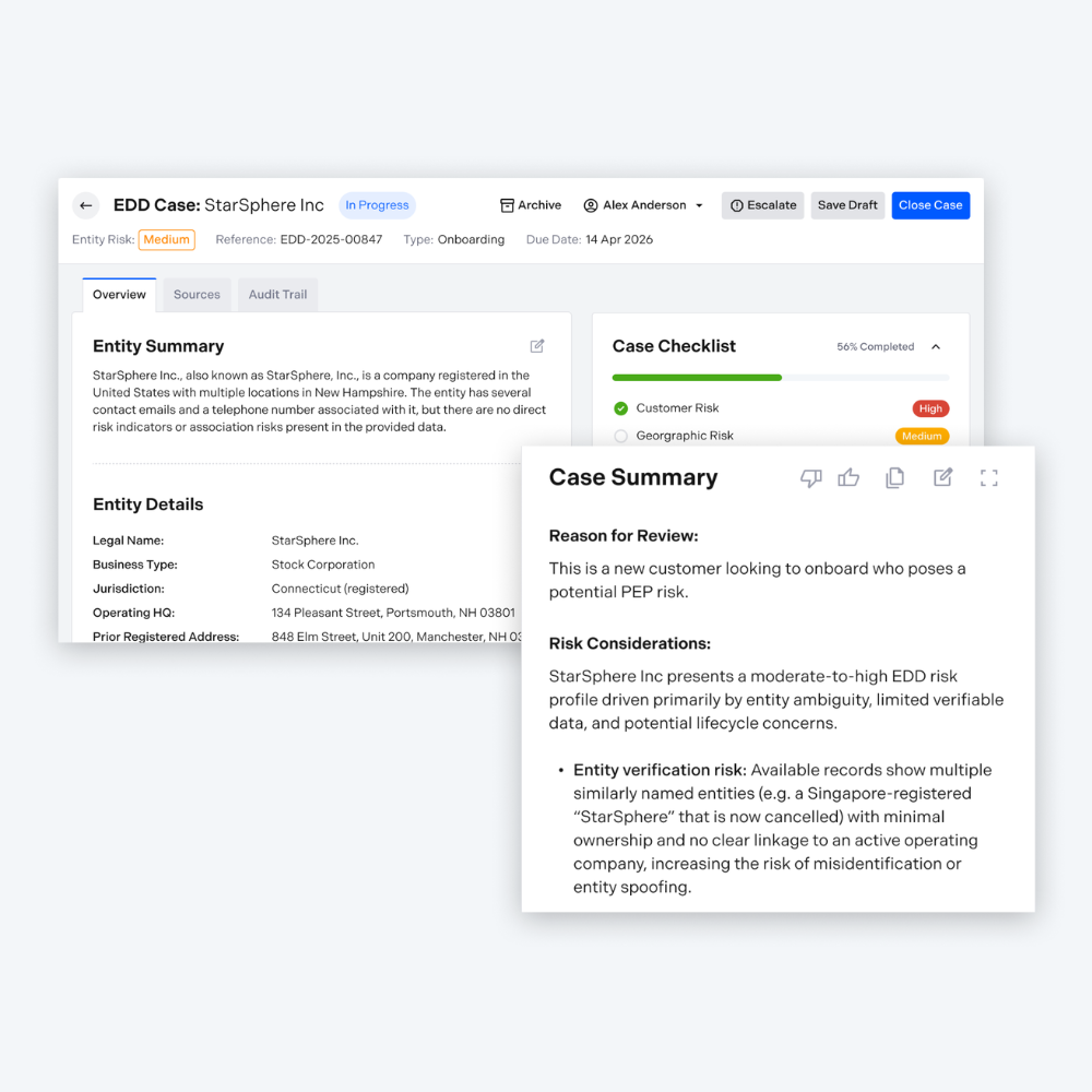 EDD Agent, Step 3: AI-powered report summary and reasoning